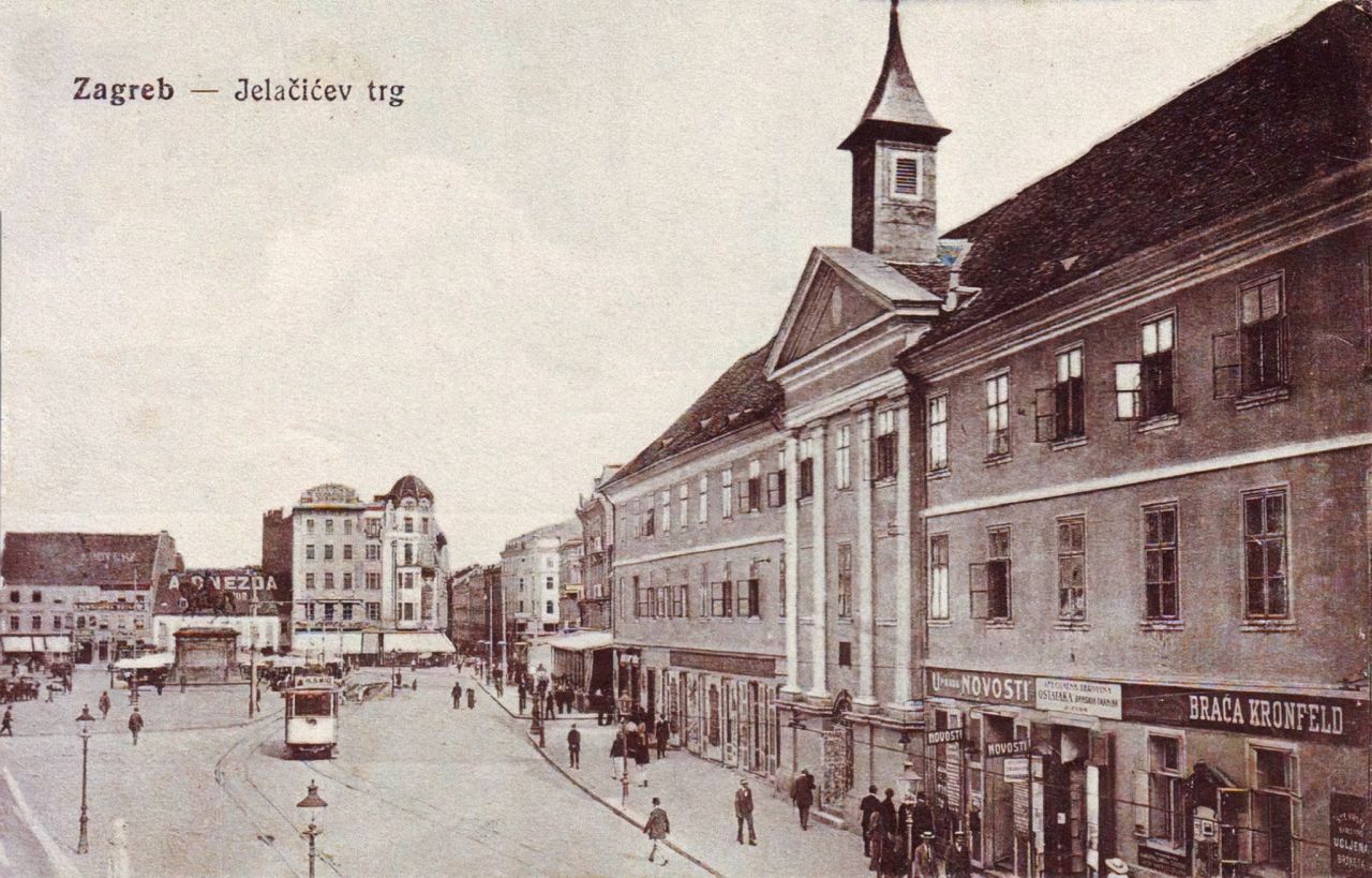 Trg bana Jelačića, Zakladna bolnica Male braće